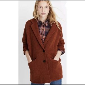 Madewell Textured Blazer Sweater Jacket